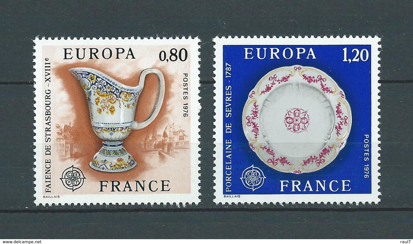 EUROPA - CEPT 1976 - France - 2 Val Neufs // Mnh - 1976