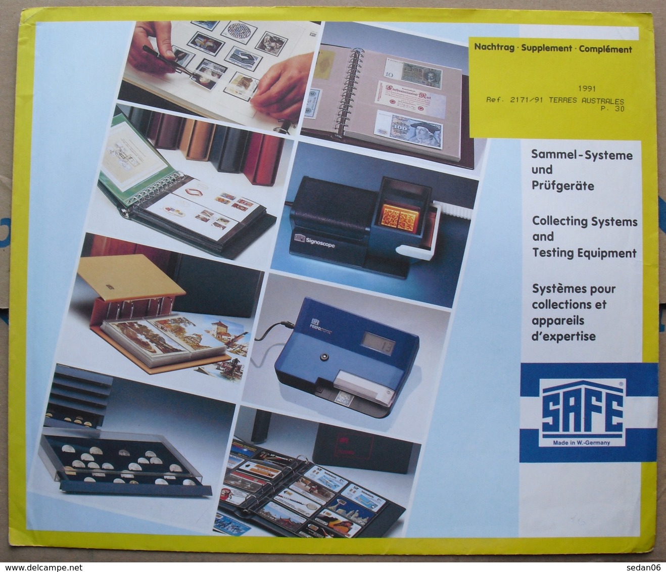 SAFE/I.D. - Jeu T.A.A.F. 1991 - Pré-Imprimés