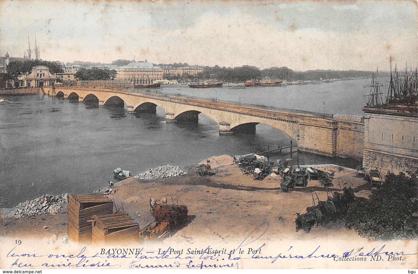Bayonne (64) - Le Pont Saint Esprit Et Le Port - Bayonne