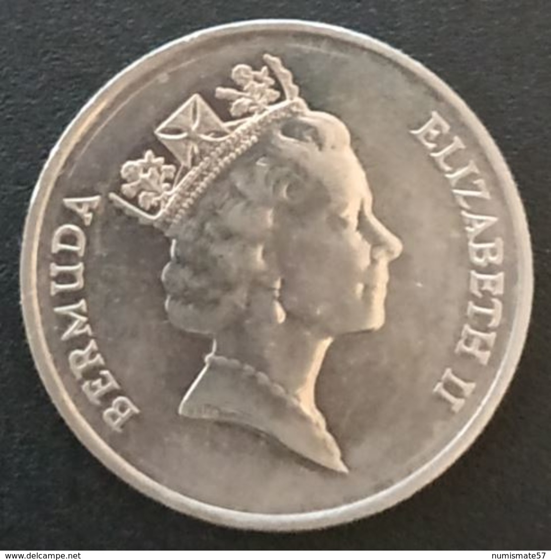 BERMUDES - 25 CENTS 1997 - Elizabeth II - 3eme Effigie - KM 47 - BERMUDA - Bermuda