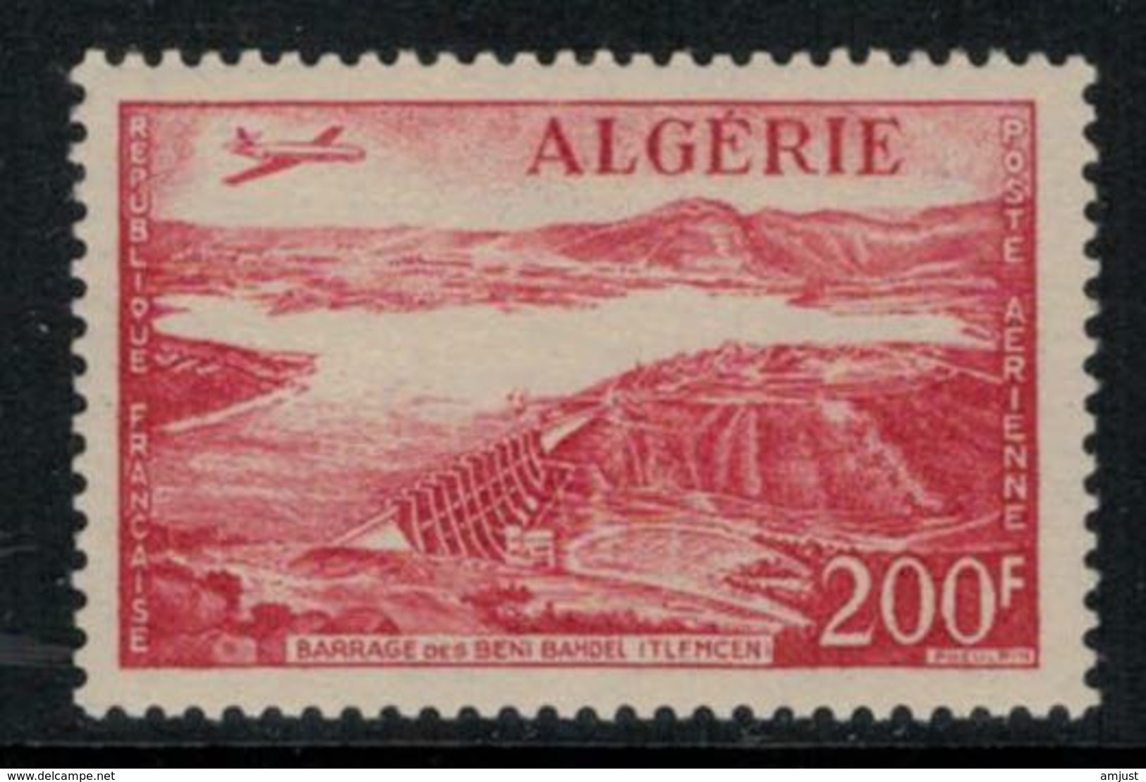 Algérie // Poste Aérienne  // 1957 // Barrage Des Beni-Bahdel, Au Sud De Tlemcen, Neufs ** MNH No.14 Y&T - Posta Aerea