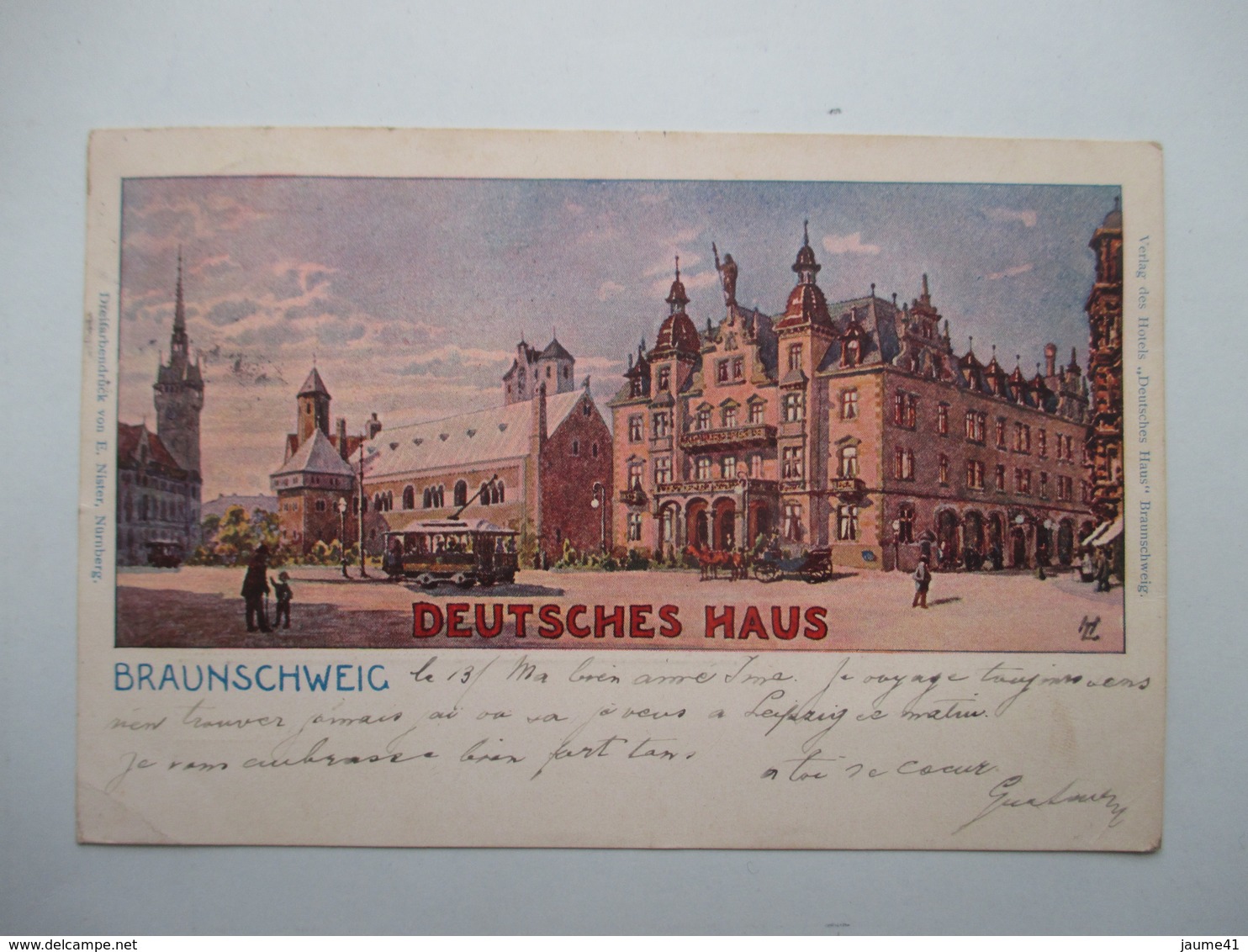 BRAUNSCHWEIG  -  DEUTSCHES  HAUS    (  GRUSS  AUS  .....)        TTB - Braunschweig