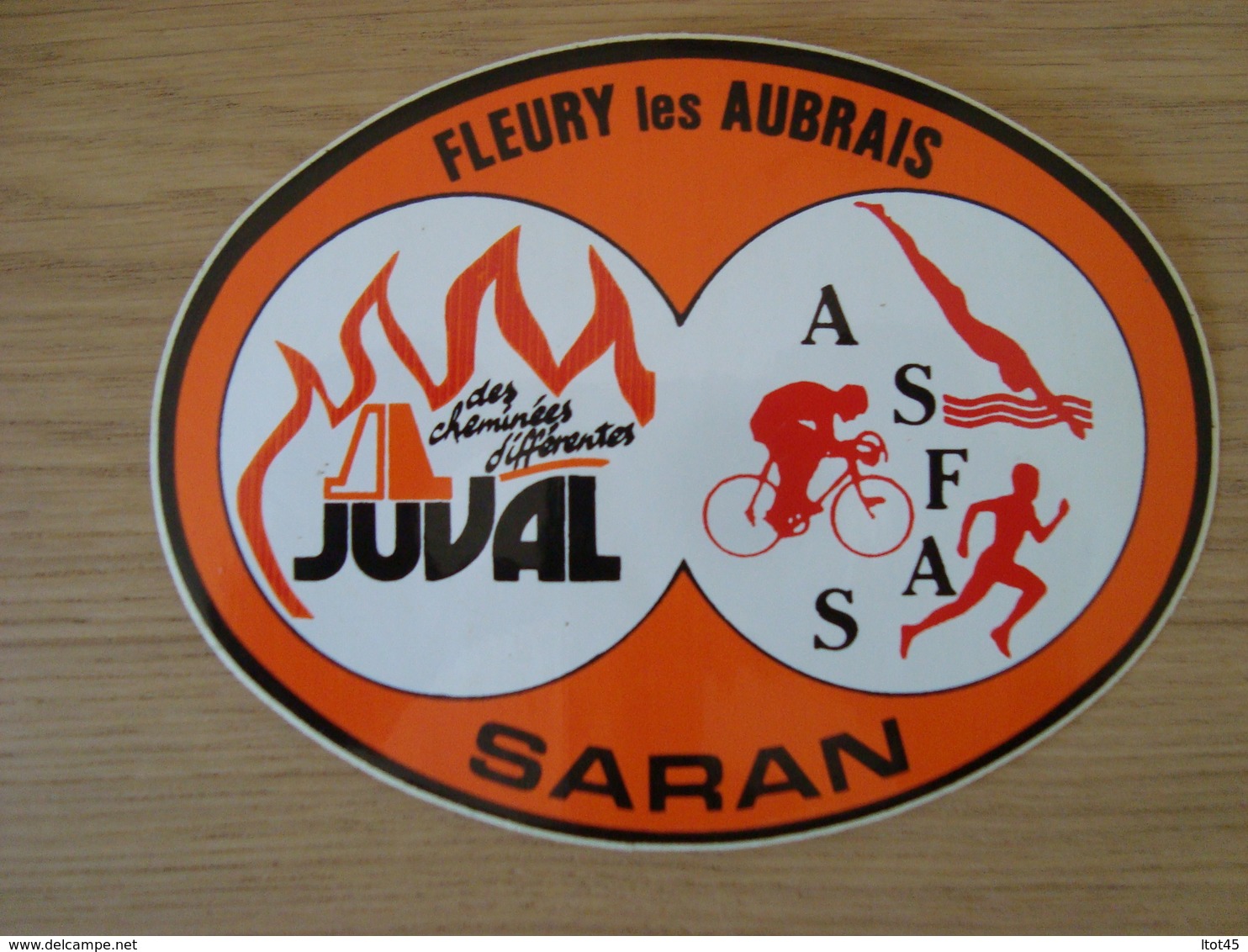AUTOCOLLANT CHEMINEES JUVAL SARAN - Stickers
