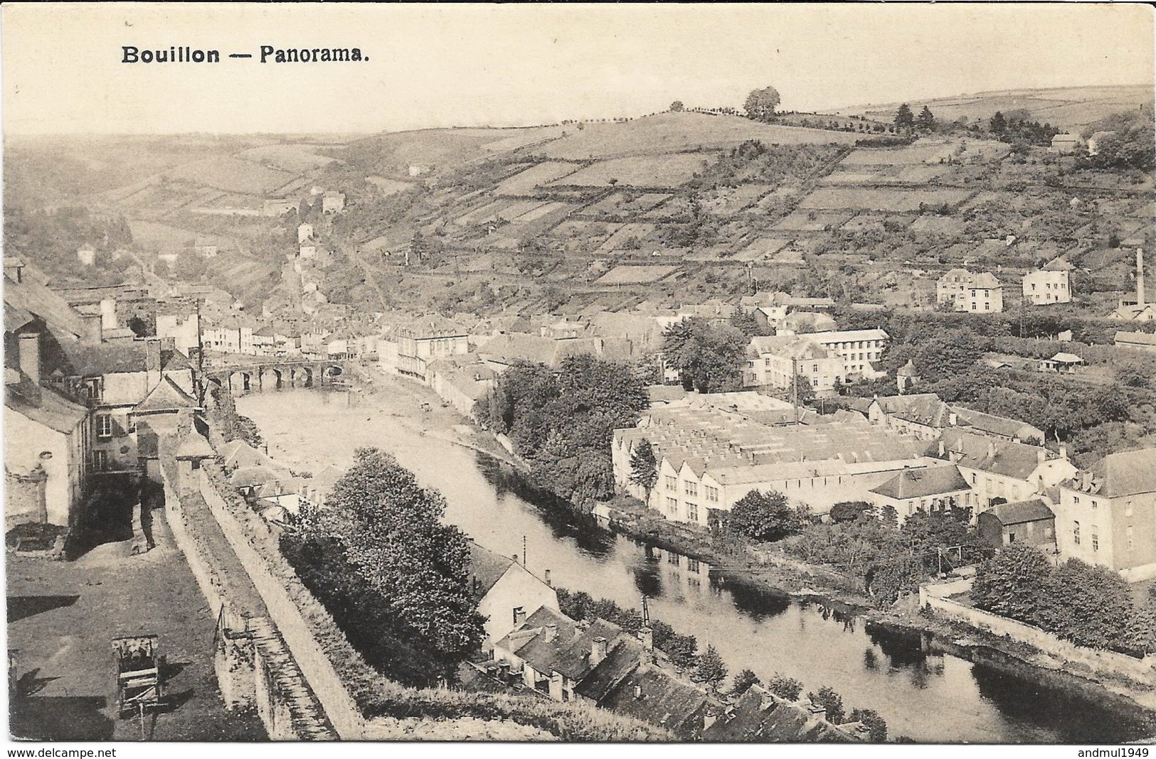 BOUILLON - Panorama - N'a Pas Circulé - Edit. Albert Florin, Grand'Rue, Bouillon - Bouillon