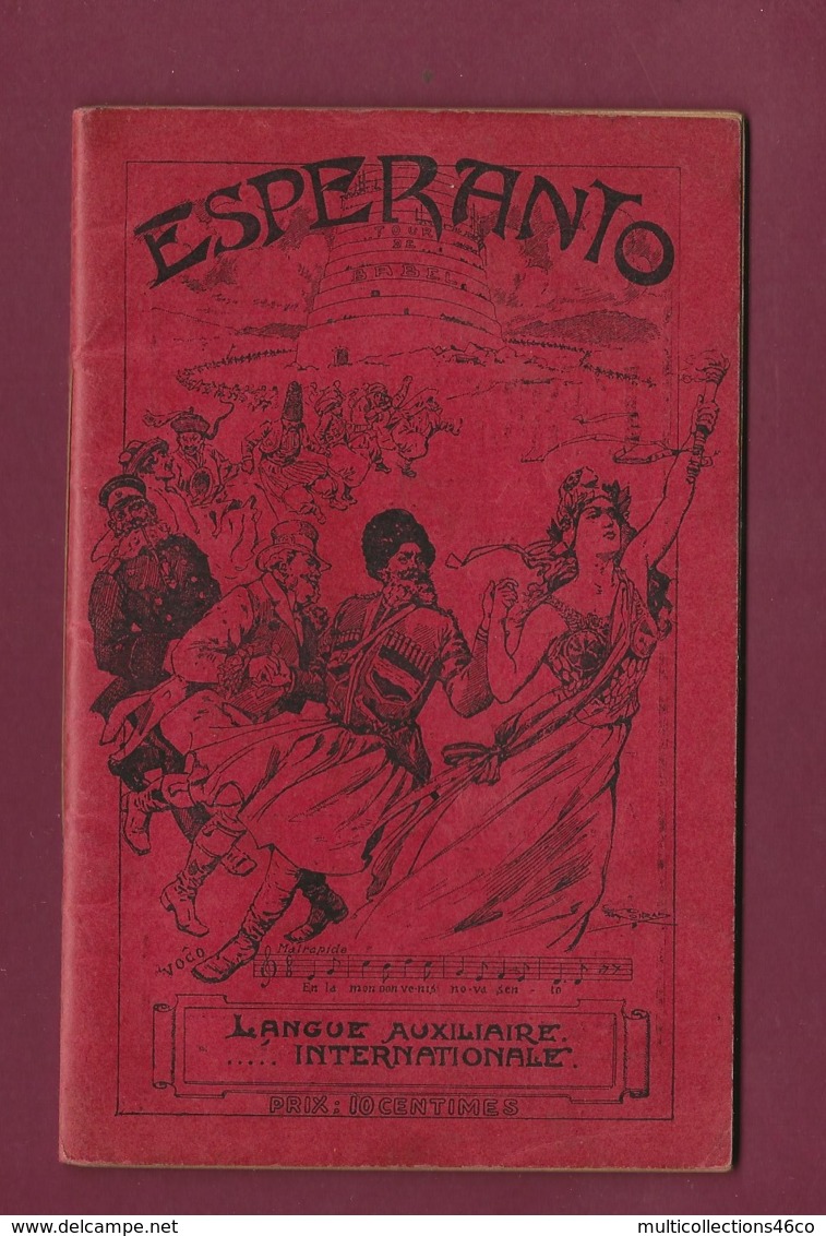 300320 - Manuel 1905 ESPERANTO Avec Vocabulaire Esperanto Français - Langue Ancienne - Esperanto