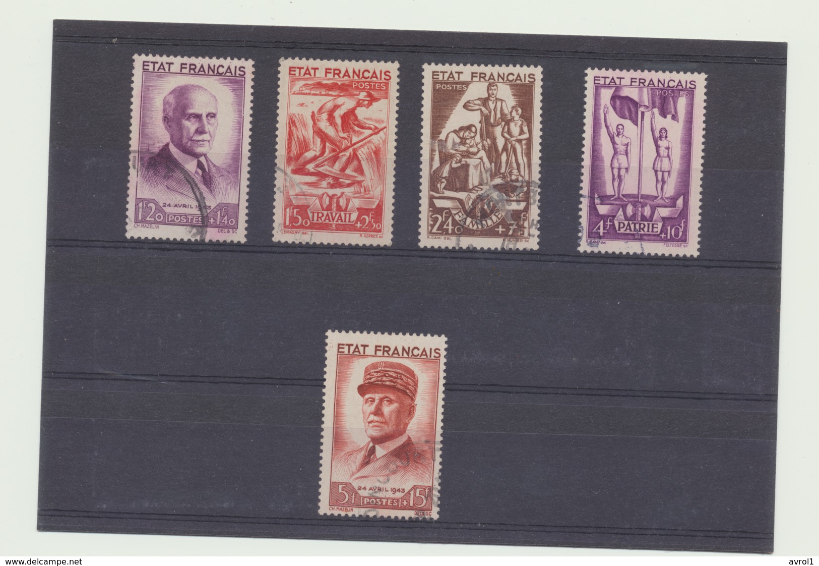 Serie 576 à 580 - Used Stamps