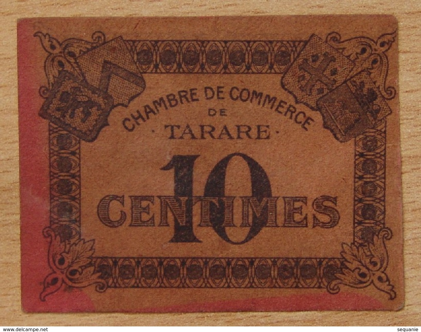 TARARE ( 69) / 10 Centimes  Chambre De Commerce ND ( 1920) - Chambre De Commerce