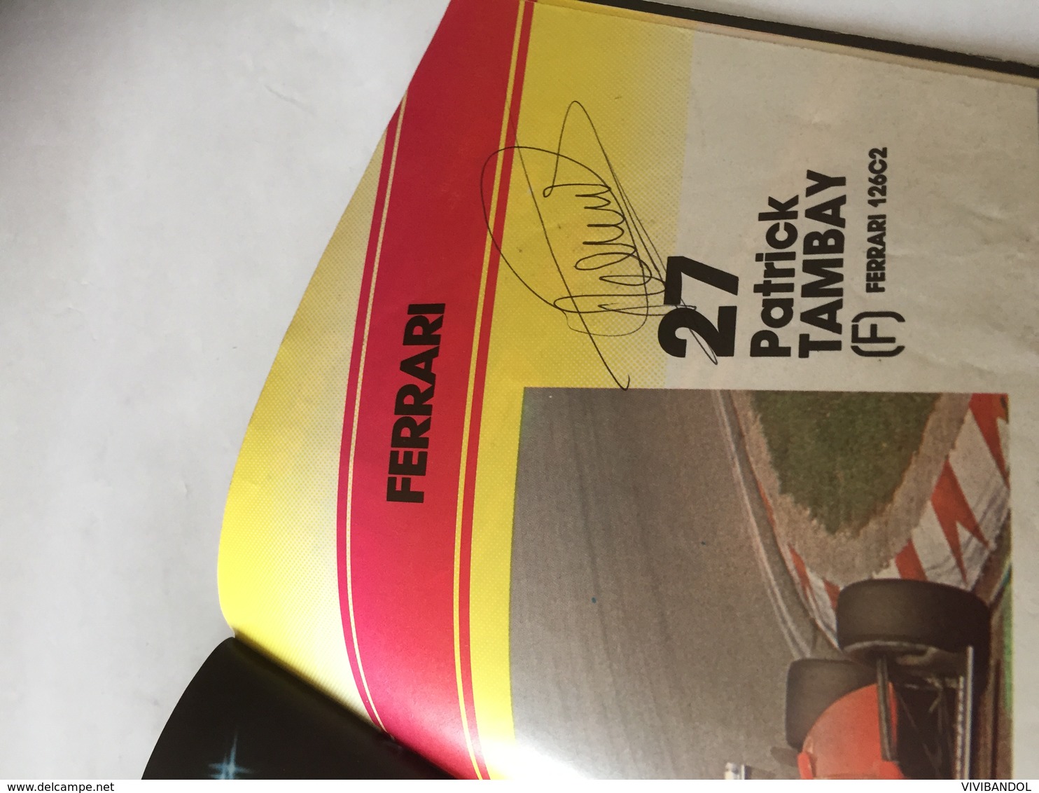 Programme OFFICIEL  Grand Prix De France F1 1983 AVEC AUTOGRAPHES - Autorennen - F1