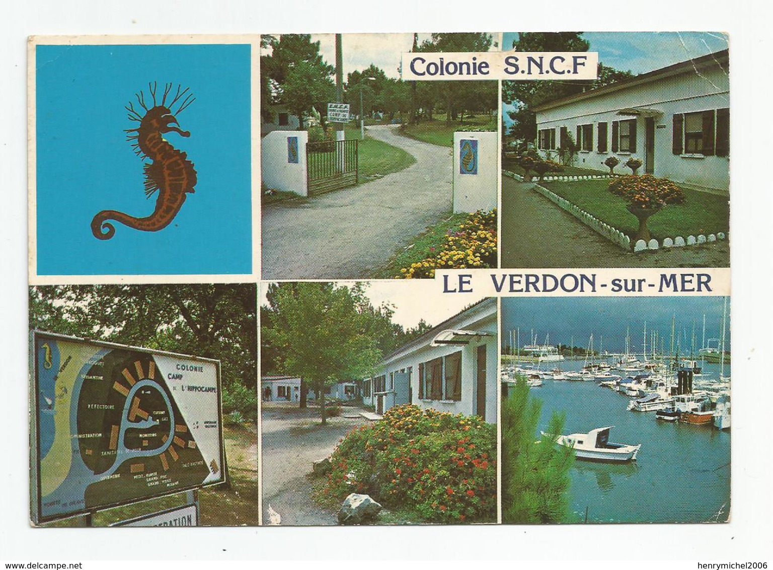 33 Gironde Le Verdon Sur Mer " Hippocampe " Colonie Sncf - Autres & Non Classés