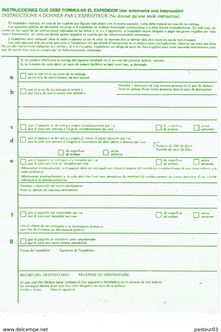 Espagne Coli Postal Avec étiquette N° 4 Plus Roi Juan Carlos 22-09-1993 - Lettres & Documents