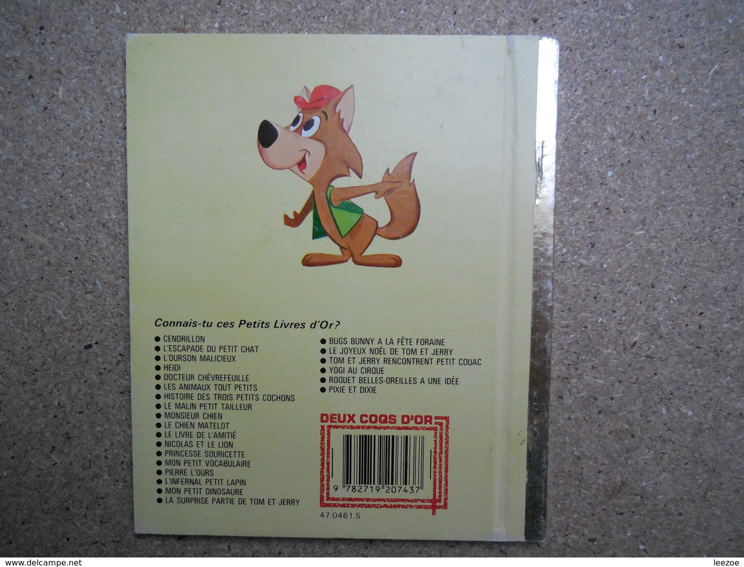 Un Petit Livre D'or Roquet Belles-oreilles A Une Idée, Hanna-barbera,  (Huckleberry Hound), 1983...4A010320 - Contes