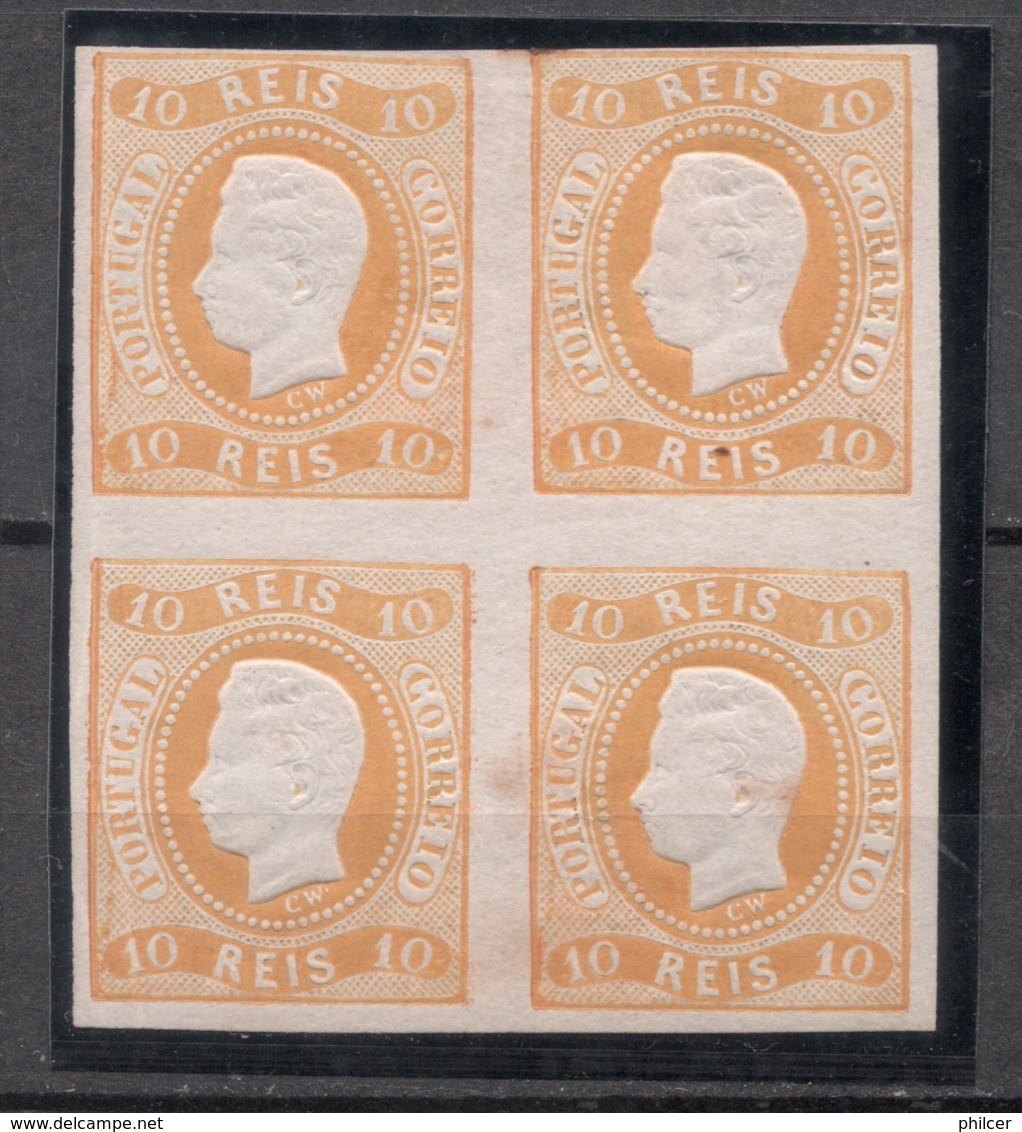 Portugal, 1866/7, # 20, Goma Original, MH - Unused Stamps