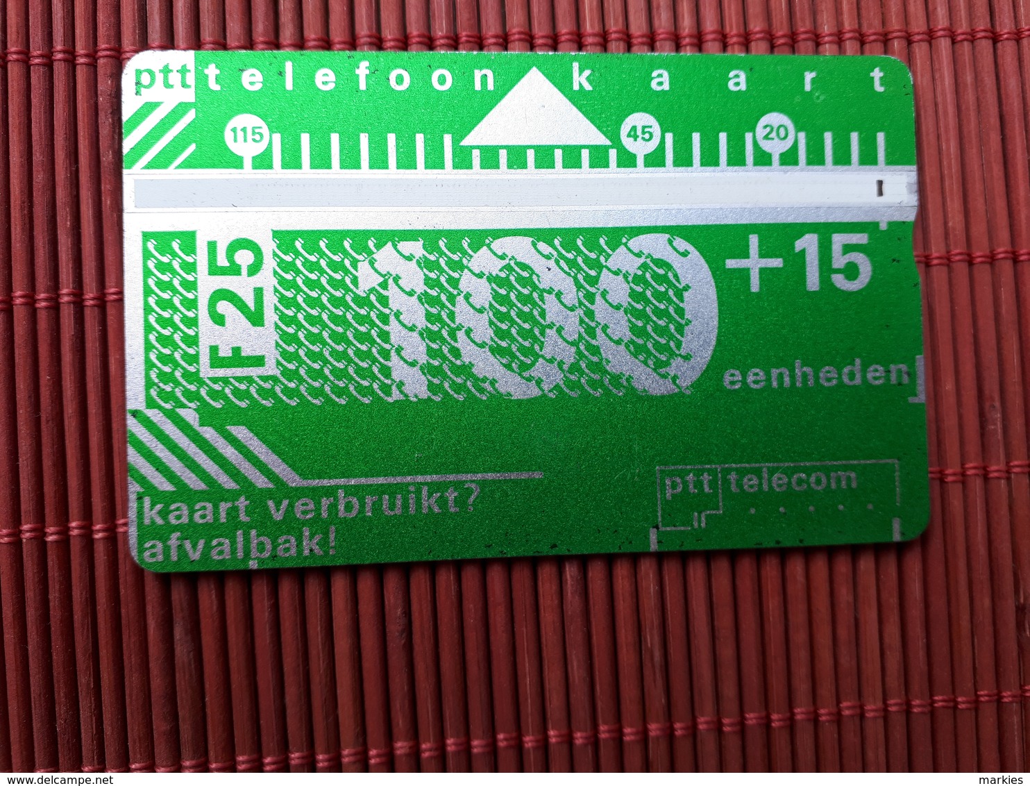 Landis & Gyr 100 Units Netherlands 903B 06828 Used Rare - Openbaar