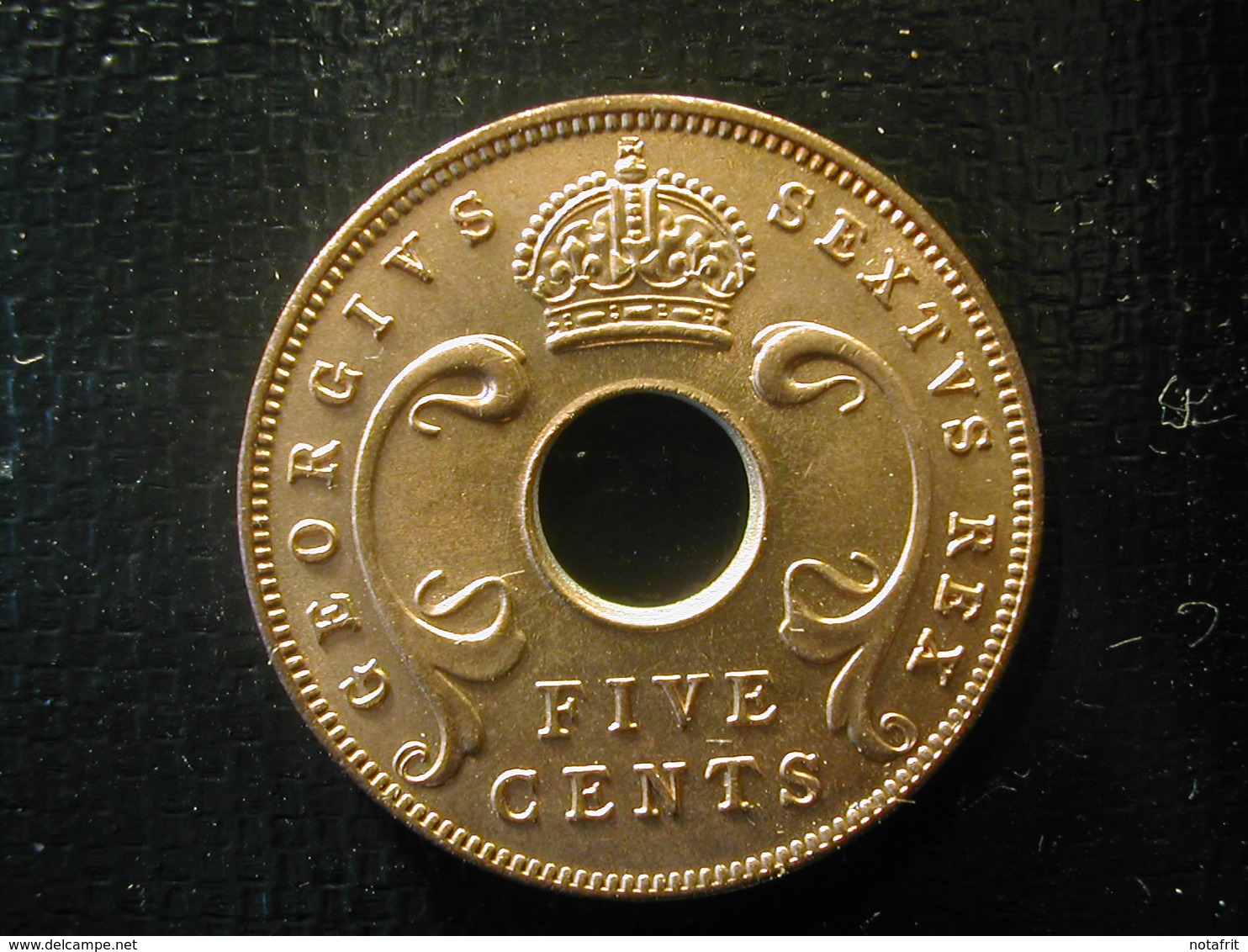 East Oost Africa  1952  5 Cents  UNC Last Year Of King George VI - British Colony