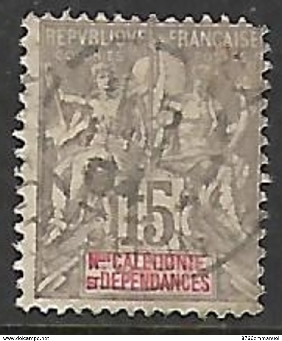 NOUVELLE-CALEDONIE N°61 - Used Stamps