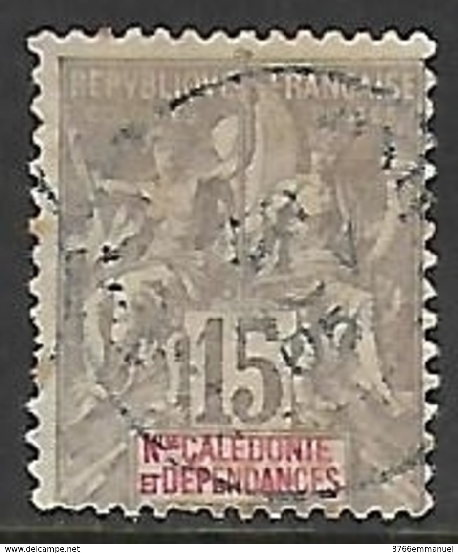 NOUVELLE-CALEDONIE N°61 - Used Stamps