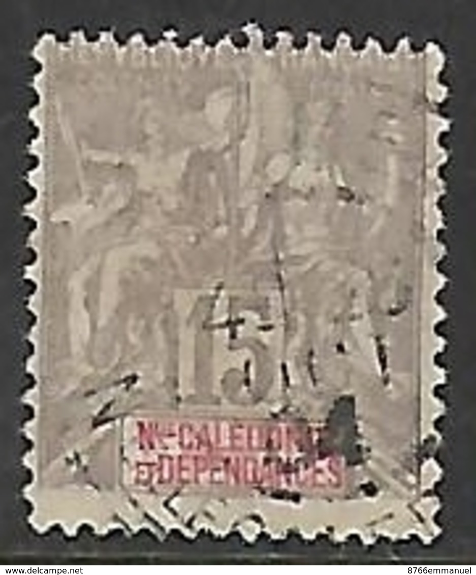 NOUVELLE-CALEDONIE N°61 - Used Stamps