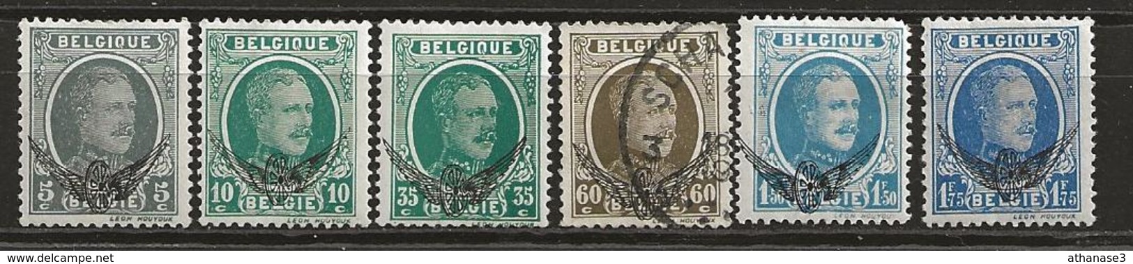 Belgique Service N° 1 à 6 (1929 - 1930) - Otros & Sin Clasificación