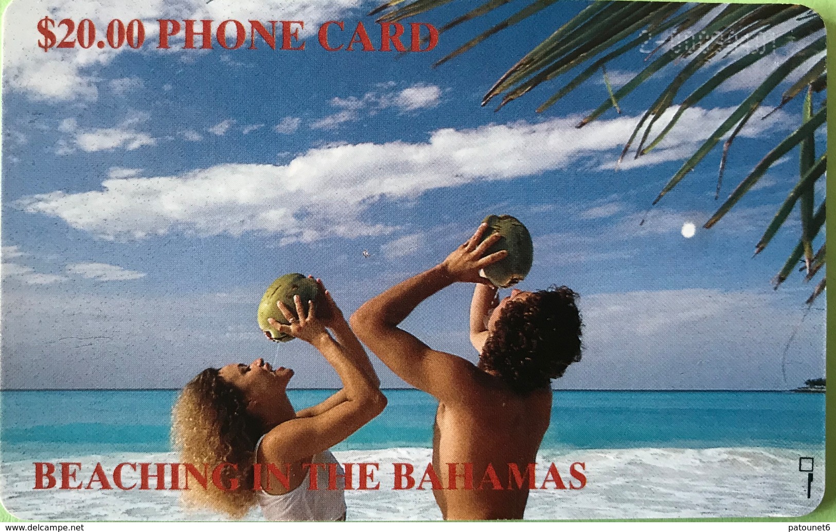 BAHAMAS  -  Phonecard  -  Batelco  - Plage  -  $ 20 - Bahamas