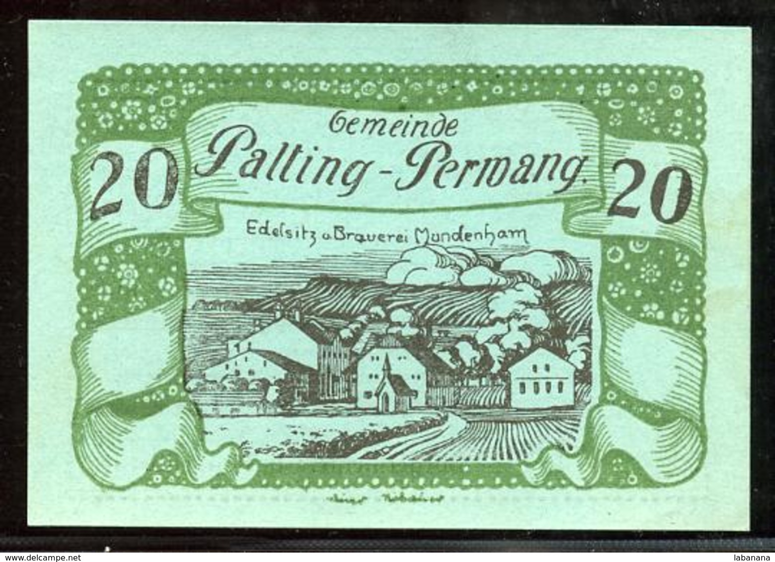 344-Palting-Perwang Billets De 10, 20 Et 50h 1920 - Autriche