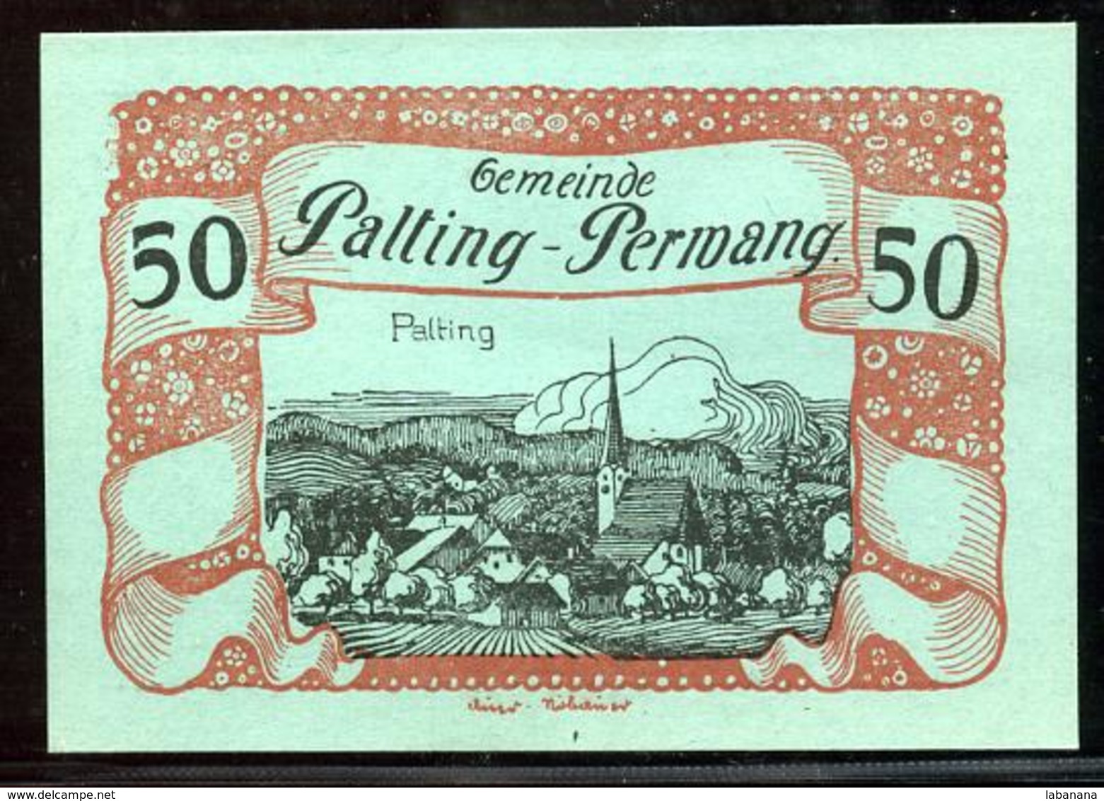 344-Palting-Perwang Billets De 10, 20 Et 50h 1920 - Autriche