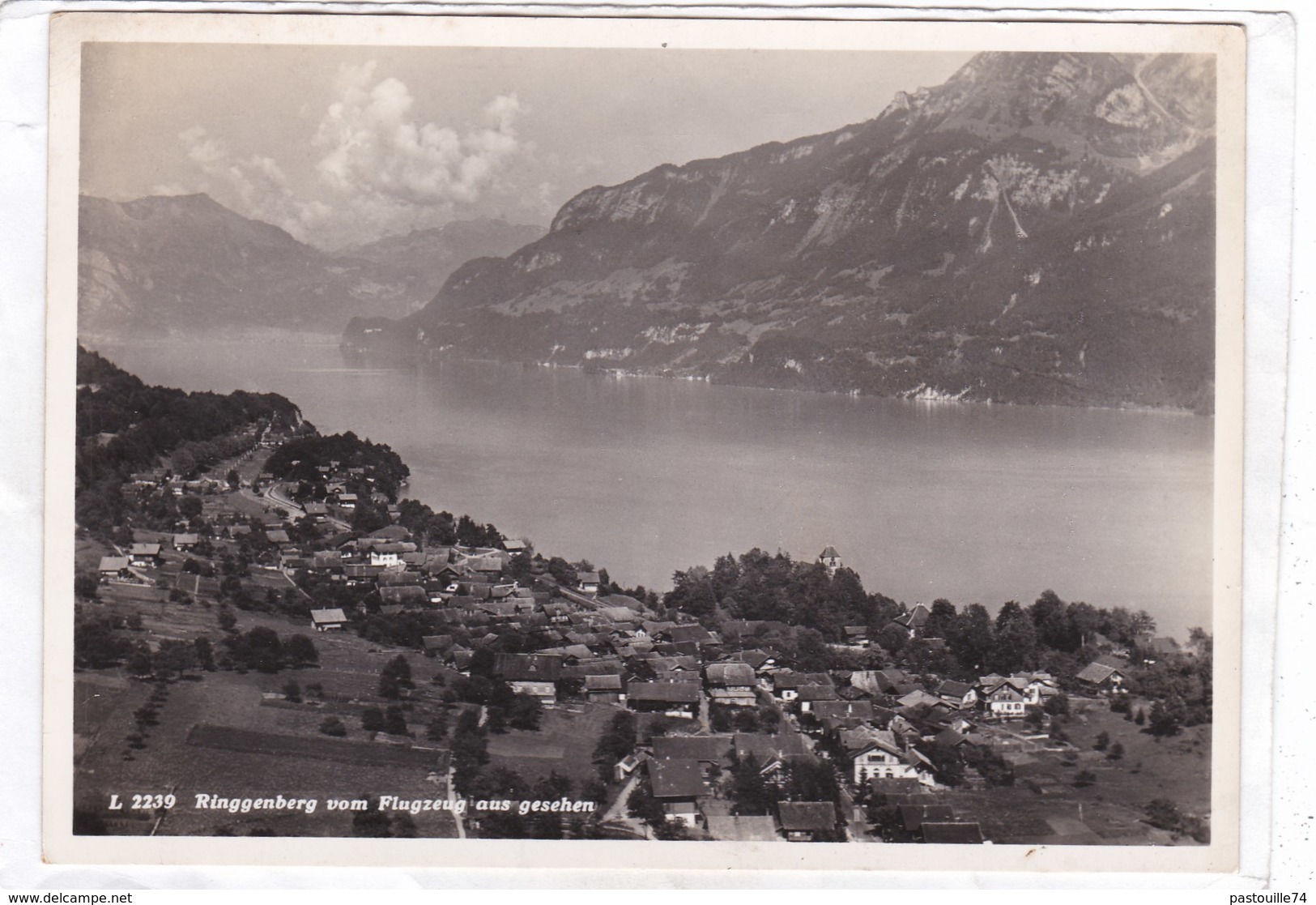 CPSM.  15 X 10,5  -  Ringgenberg Vom  Flugzeug Aus Gesehen - Ringgenberg