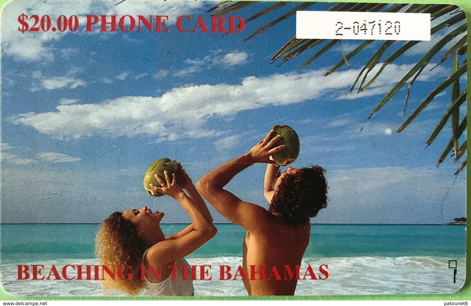 BAHAMAS  -  Phonecard  -  Batelco  - Plage  -  $ 20 - Bahamas