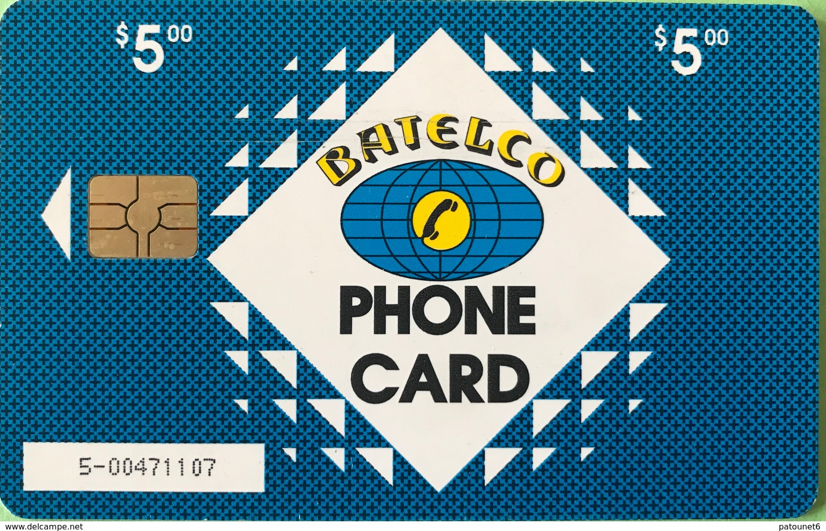 BAHAMAS  -  Phonecard  -  Batelco  - Iguane  -  $ 5 - Bahamas