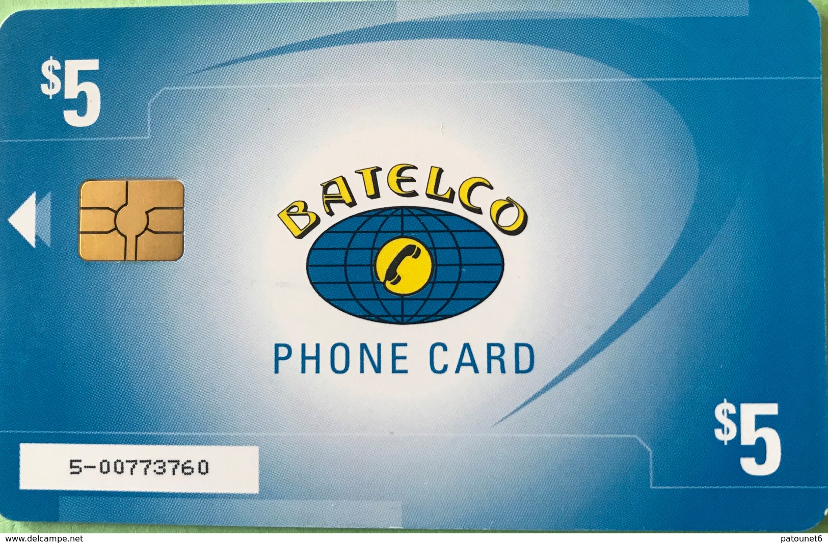 BAHAMAS  -  Phonecard  -  Batelco  - Iguane  -  $ 5 - Bahama's