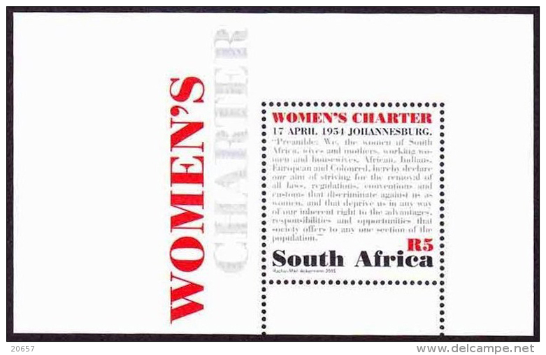 AFRIQUE DU SUD  South Africa Bf 148 Femmes - Unused Stamps