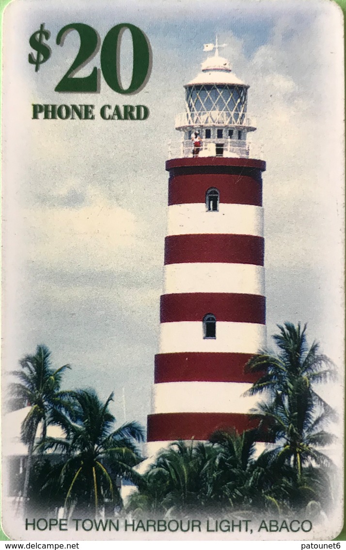 BAHAMAS  -  Phonecard  -  Batelco  - Phare  -  $ 20 - Bahamas