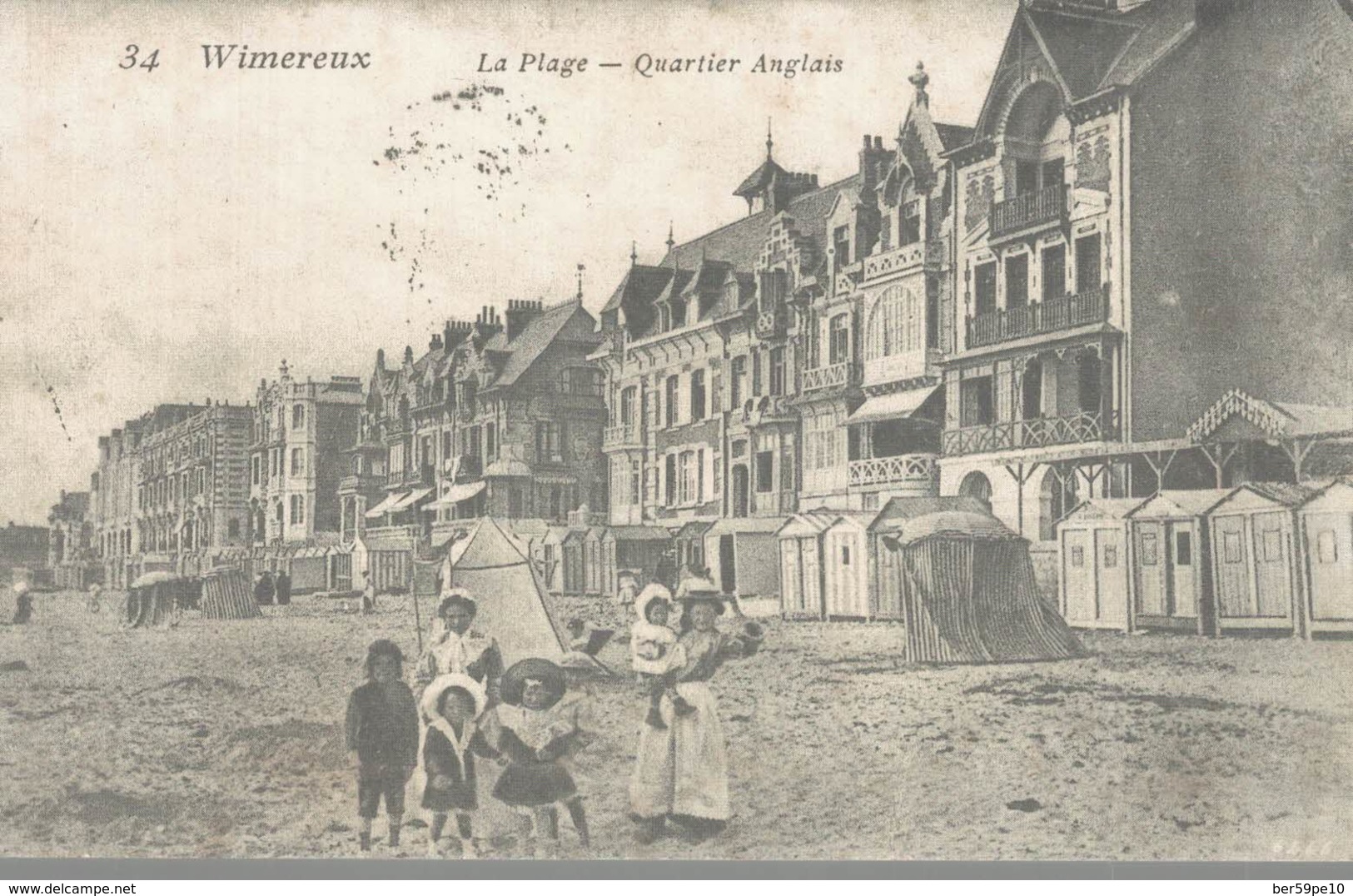 CARTES D'AUTREFOIS  LOISIRS  PICARDIE WIMEREUX PLAGE - Picardie