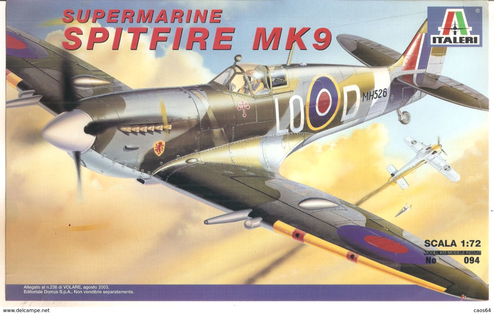 SUPERMARINE SPITFIRE MK9 ITALERI - Altri & Non Classificati