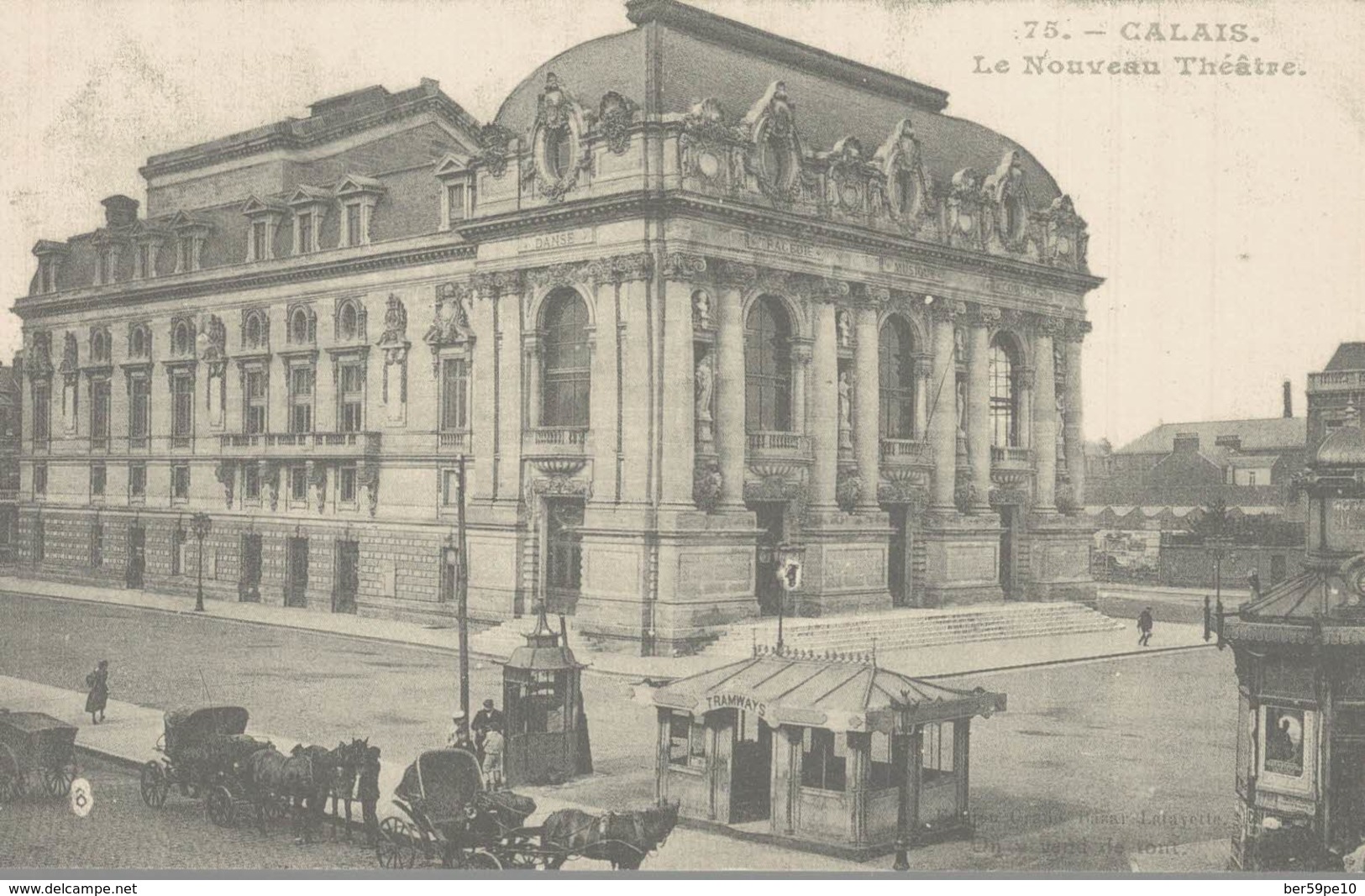 CARTES D'AUTREFOIS  LOISIRS  PICARDIE  CALAIS NOUVEAU THEATRE - Picardie