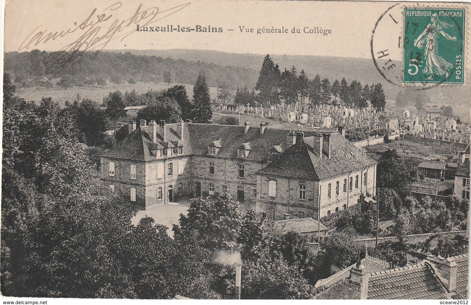 70 Luxeuil Les Bains. Vue Générale Du College - Luxeuil Les Bains