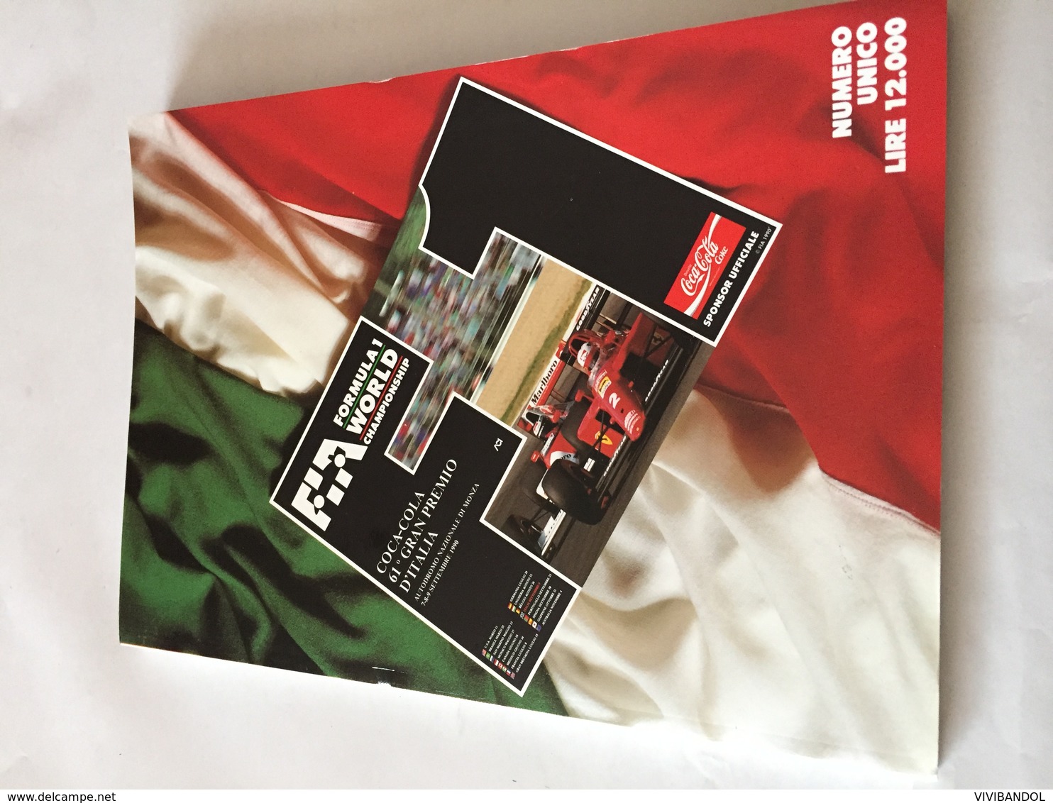 Programme OFFICIEL Du 61e Grand Prix D' ITALIE De F1 1990 - Automobile - F1