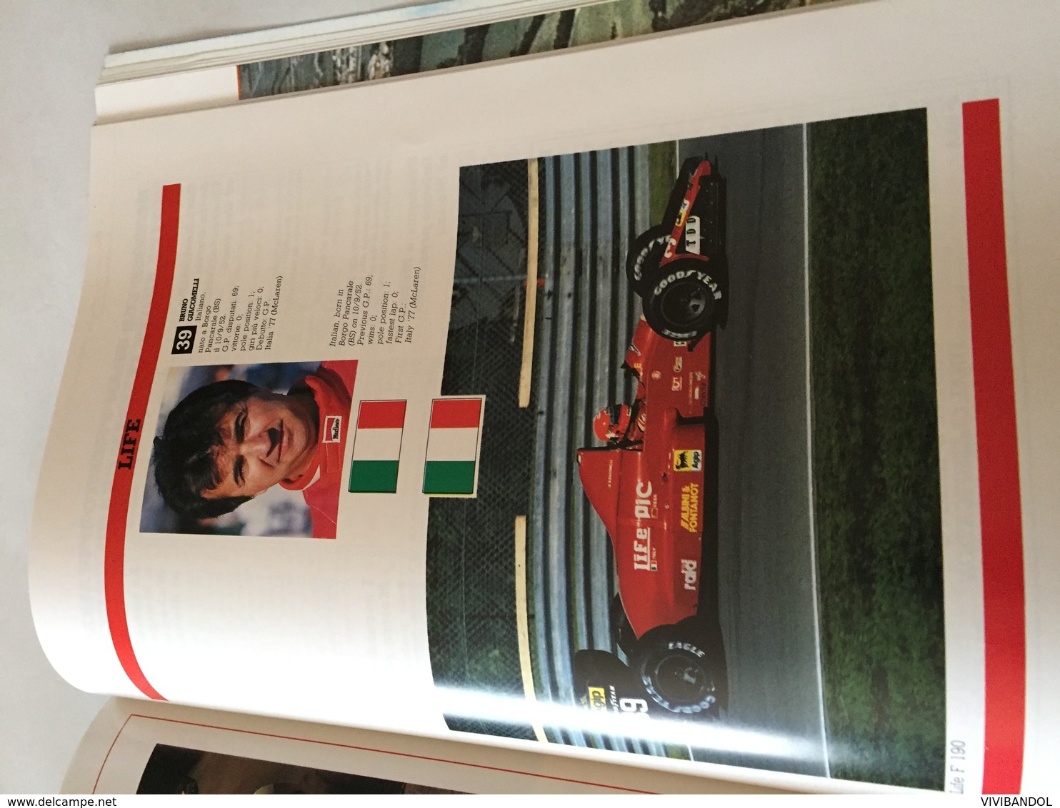 Programme OFFICIEL Du 61e Grand Prix D' ITALIE De F1 1990 - Automobile - F1