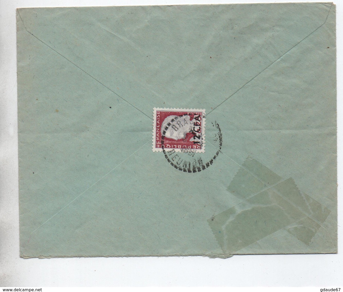 1961 - ENVELOPPE De BRAS PANON (REUNION) - Covers & Documents