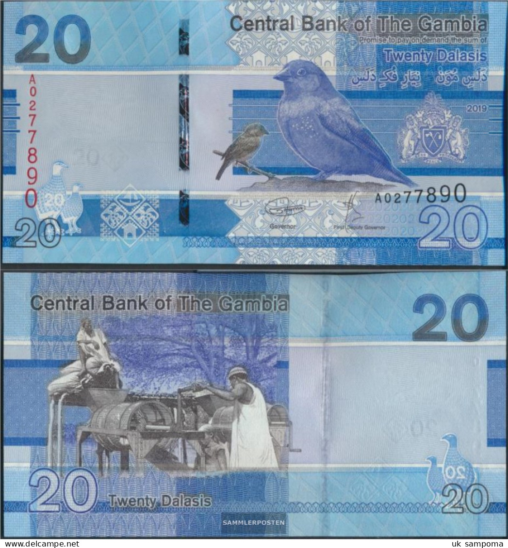 Gambia Pick-number: NEU20 Uncirculated 2019 20 Dalasis - Gambia