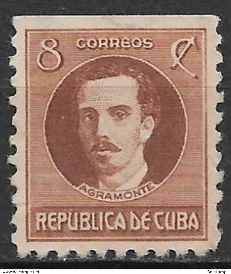 Cuba 1945. Scott #306A (M) Ignacio Agramonte - Unused Stamps