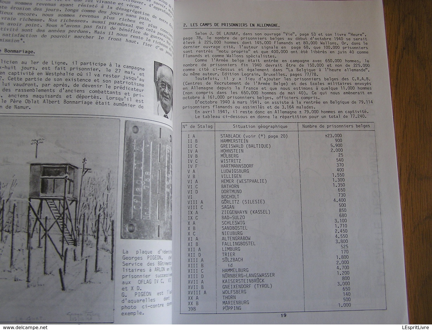 1944 1994 LIEGE LIBRE Régionalisme Guerre 40 45 Libération Réisitance Front Indépendance Camp Stalag Oflag US Army