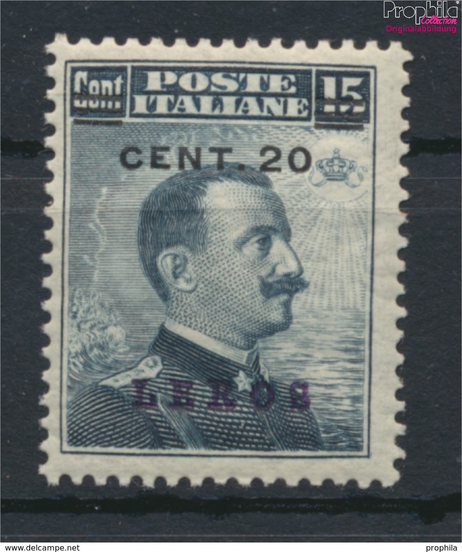 Ägäische Inseln 10V Postfrisch 1912 Aufdruckausgabe Leros (9421858 - Egée (Lero)