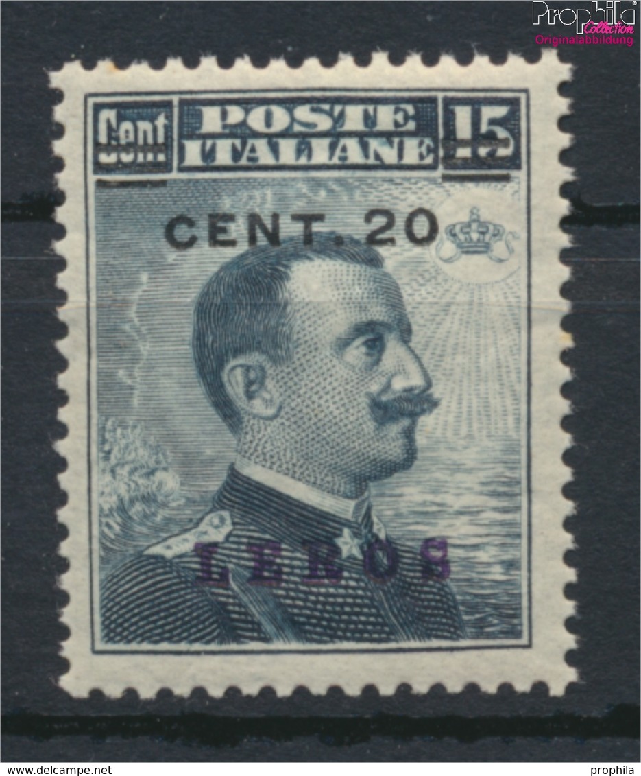 Ägäische Inseln 10V Postfrisch 1912 Aufdruckausgabe Leros (9421859 - Ägäis (Lero)