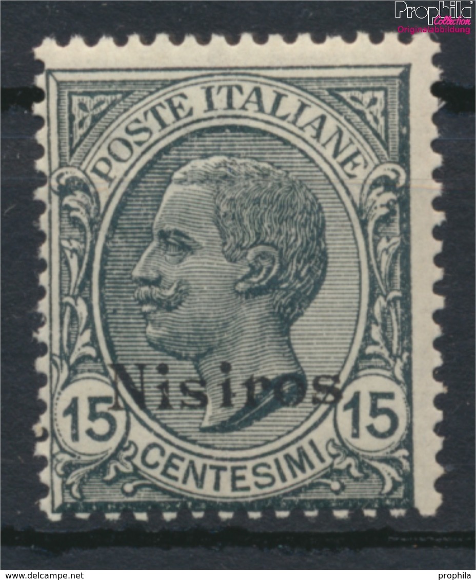 Ägäische Inseln 12VII Postfrisch 1912 Aufdruckausgabe Nisiros (9421849 - Egeo (Nisiro)