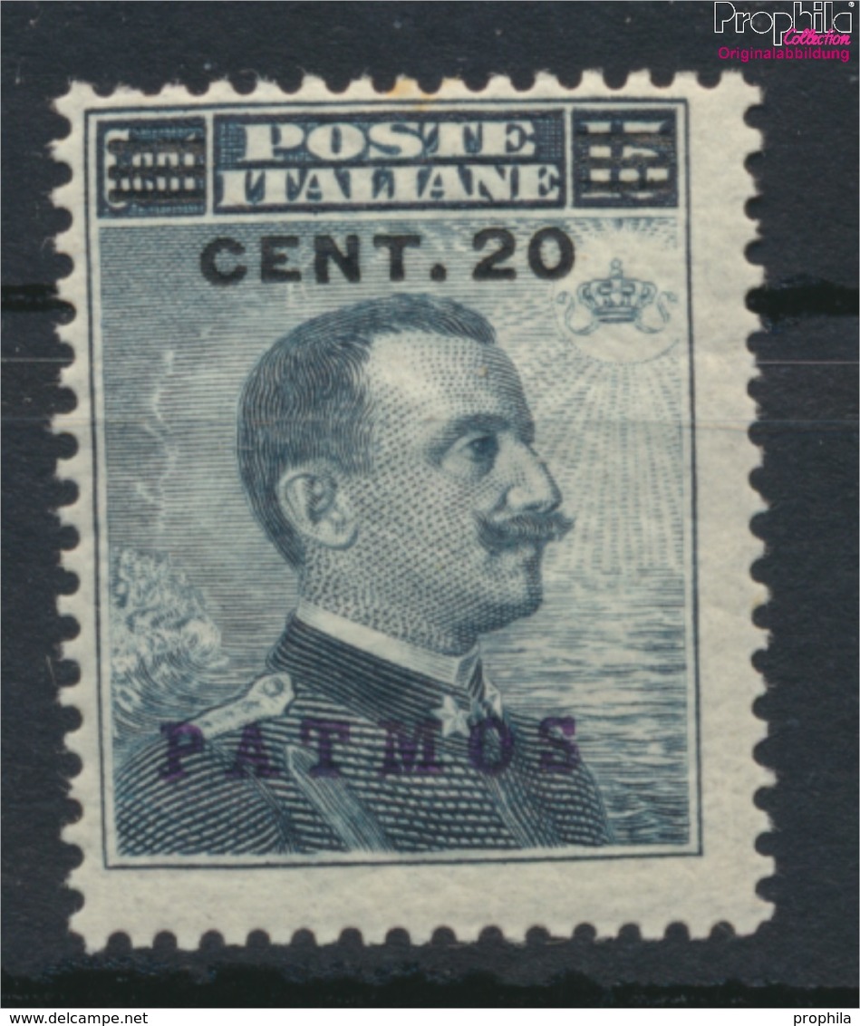 Ägäische Inseln 10VIII Postfrisch 1912 Aufdruckausgabe Patmos (9421846 - Egée (Patmo)