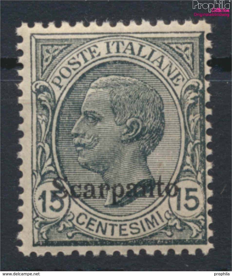 Ägäische Inseln 12XI Postfrisch 1912 Aufdruckausgabe Scarpanto (9421834 - Egée (Scarpanto)