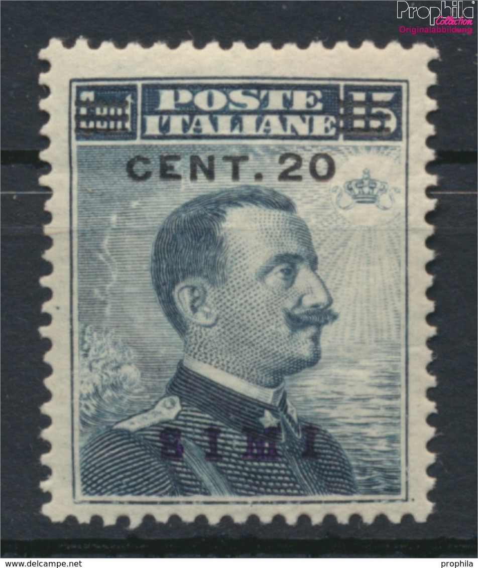 Ägäische Inseln 10XII Postfrisch 1912 Aufdruckausgabe Simi (9421822 - Egée (Simi)