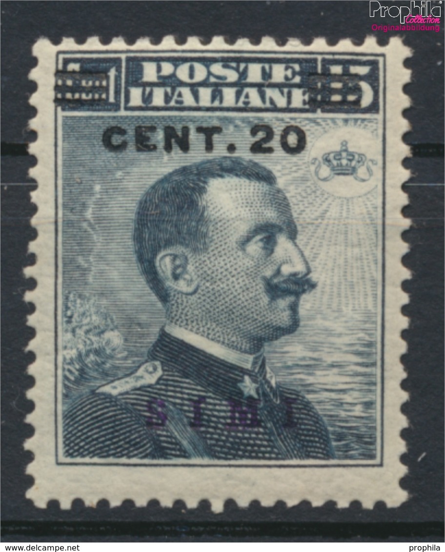 Ägäische Inseln 10XII Postfrisch 1912 Aufdruckausgabe Simi (9421825 - Aegean (Simi)