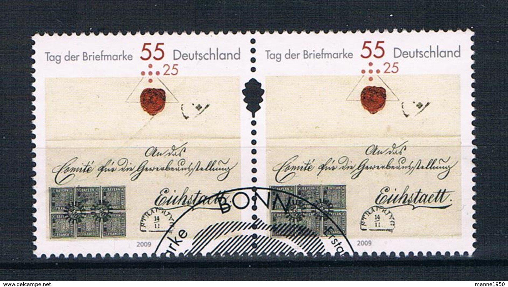 BRD/Bund 2009 Tag Der Briemarke Mi.Nr. 2735 Paar Gestempelt - Used Stamps