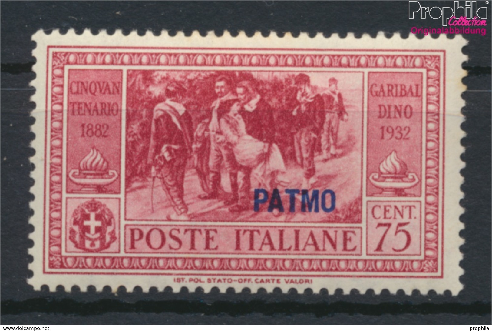 Ägäische Inseln 93VIII Postfrisch 1932 Garibaldi Aufdruckausgabe Patmo (9421786 - Egée (Patmo)